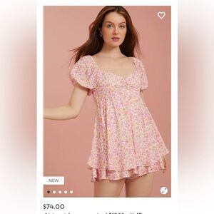 altard state mini spring dress